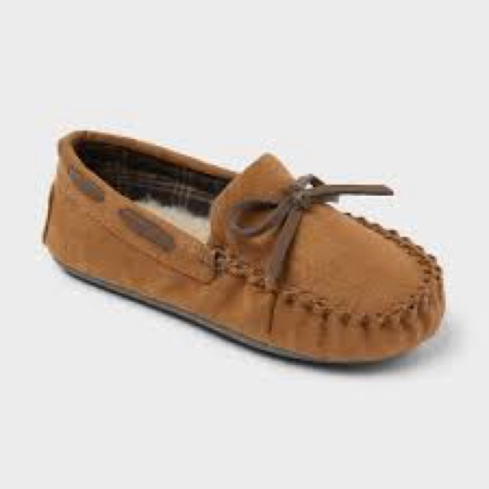 NWT Cat & Jack Kids Lionel Moccasin Slipper Sz 2